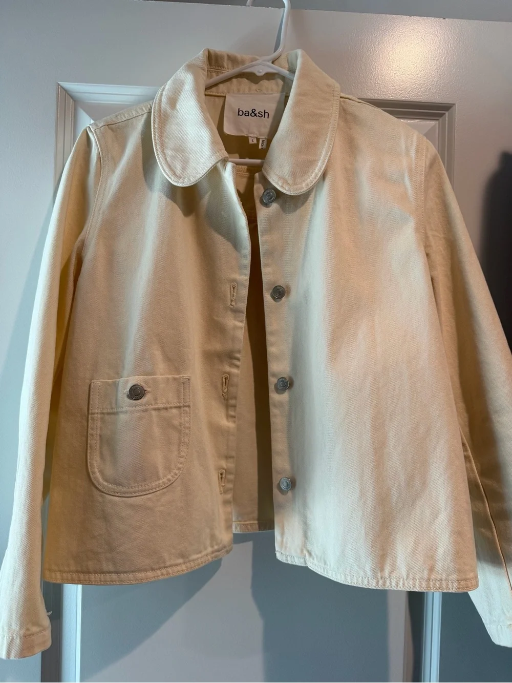 ba&sh etiny white jacket